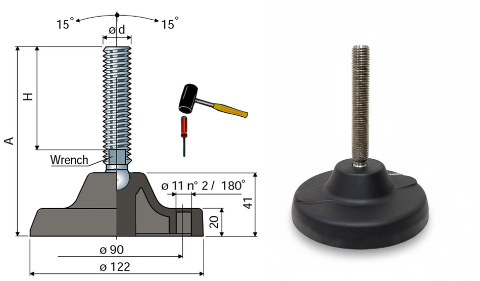 Articulated Feet SS 92/7785