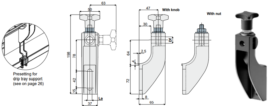 Guide Rail Bracket
